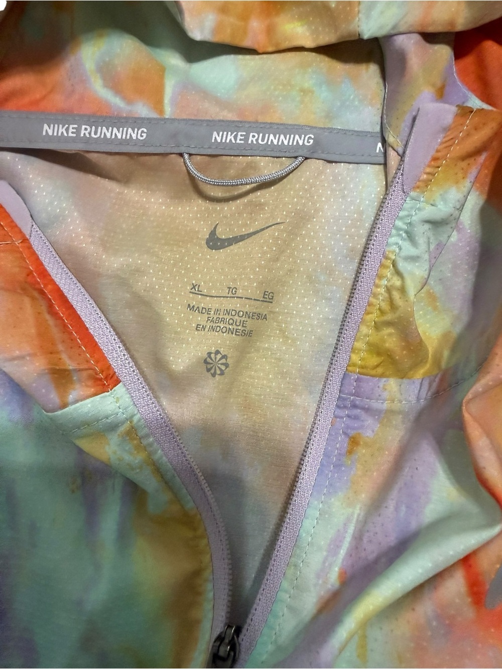 Nike multicoloured tie-dye windbreaker jacket - Picture 5 of 6